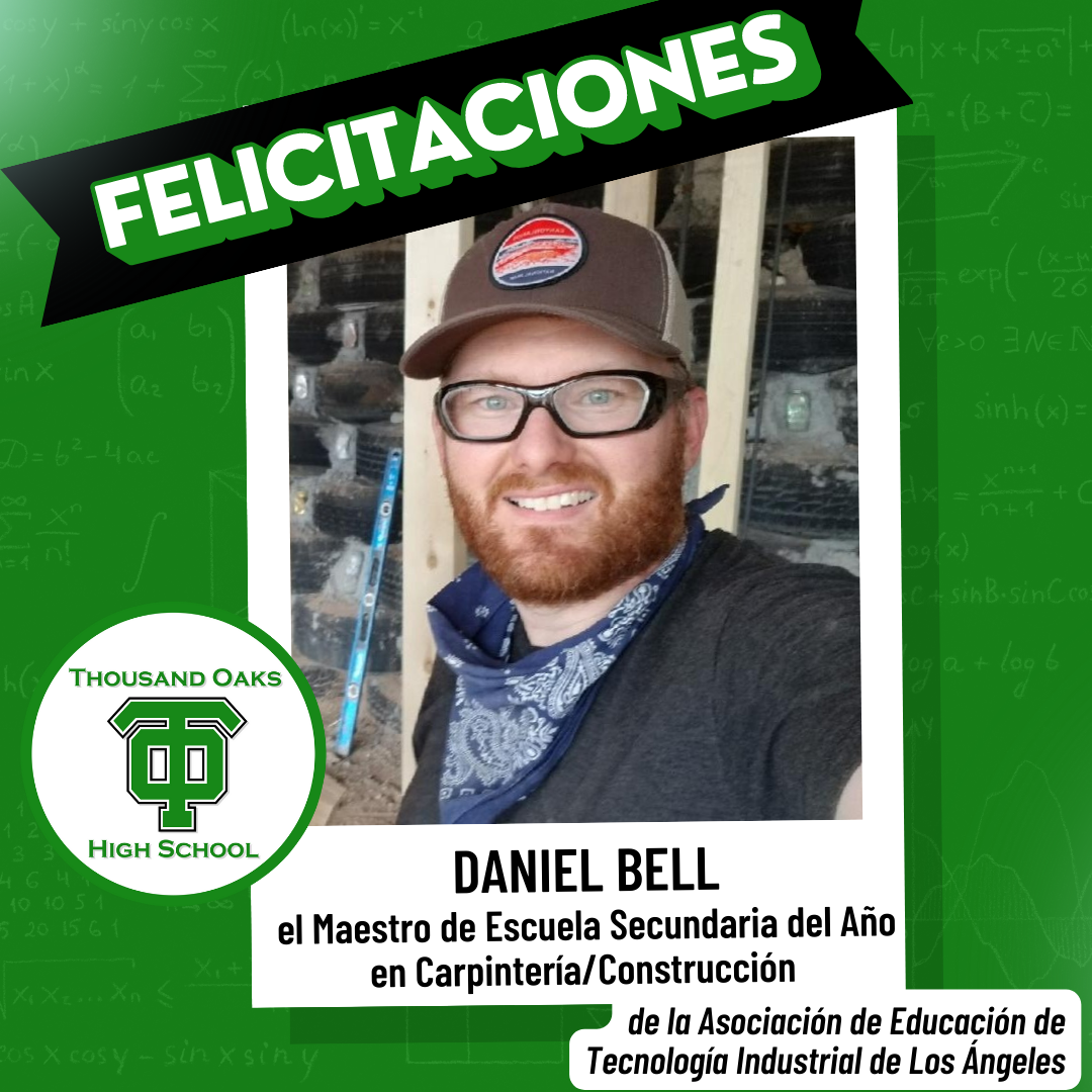 Congratulations Daniel Bell